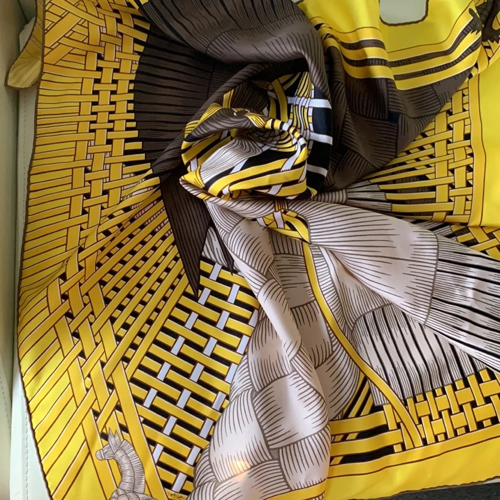 🐴 NEW authentic Hermes Masan & Masan Scarf 90 Giftable Package